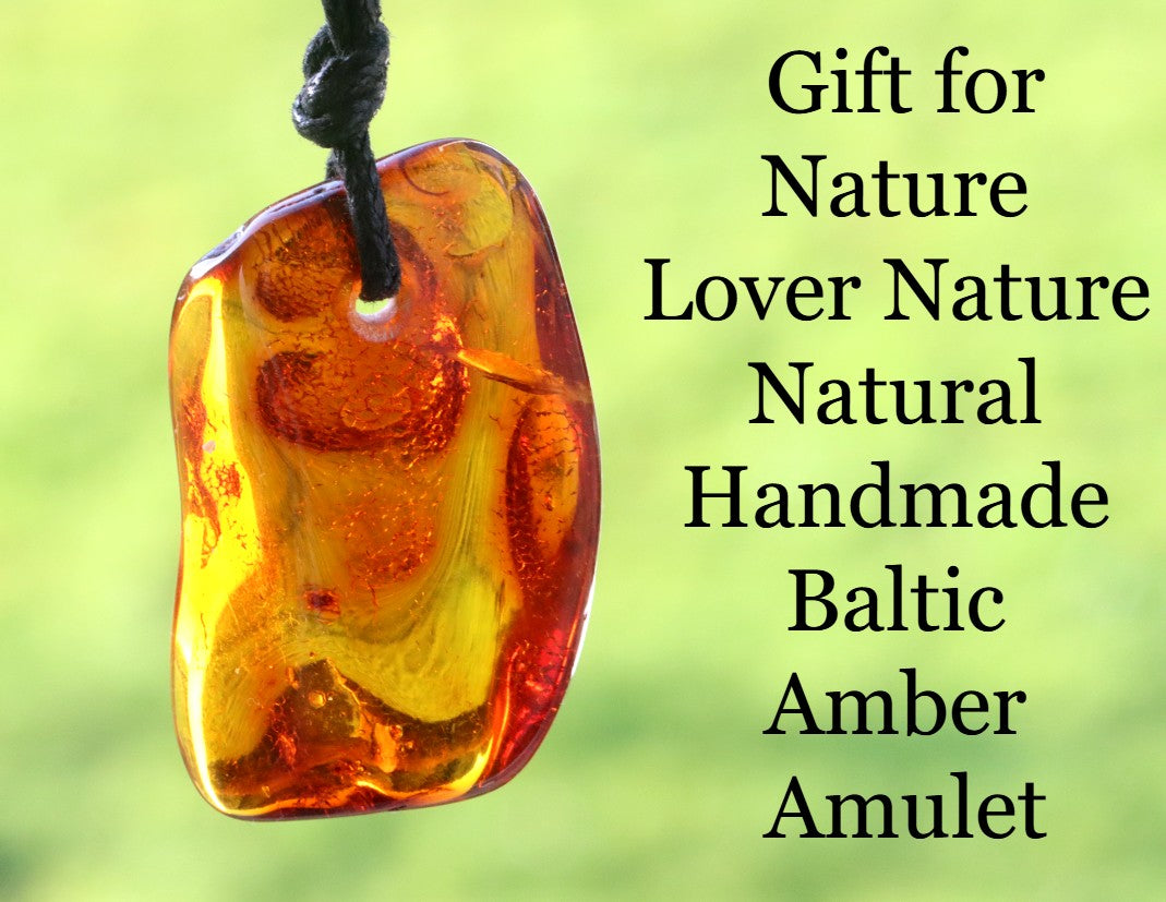 Gift for Nature Lover Nature Natural Handmade Baltic Amber