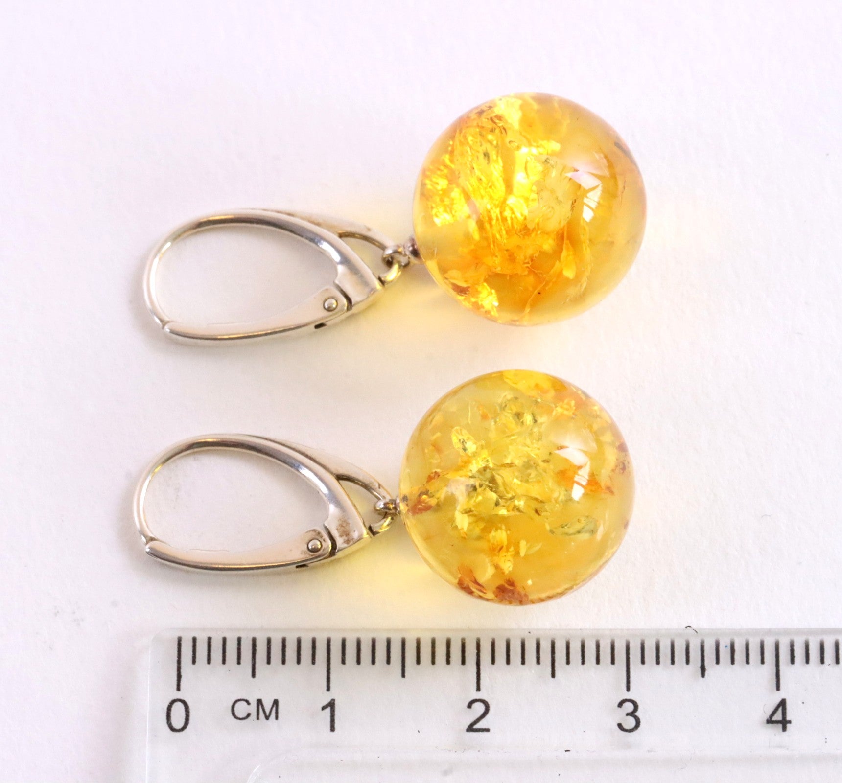 Exclusive Drop Amber Earrings