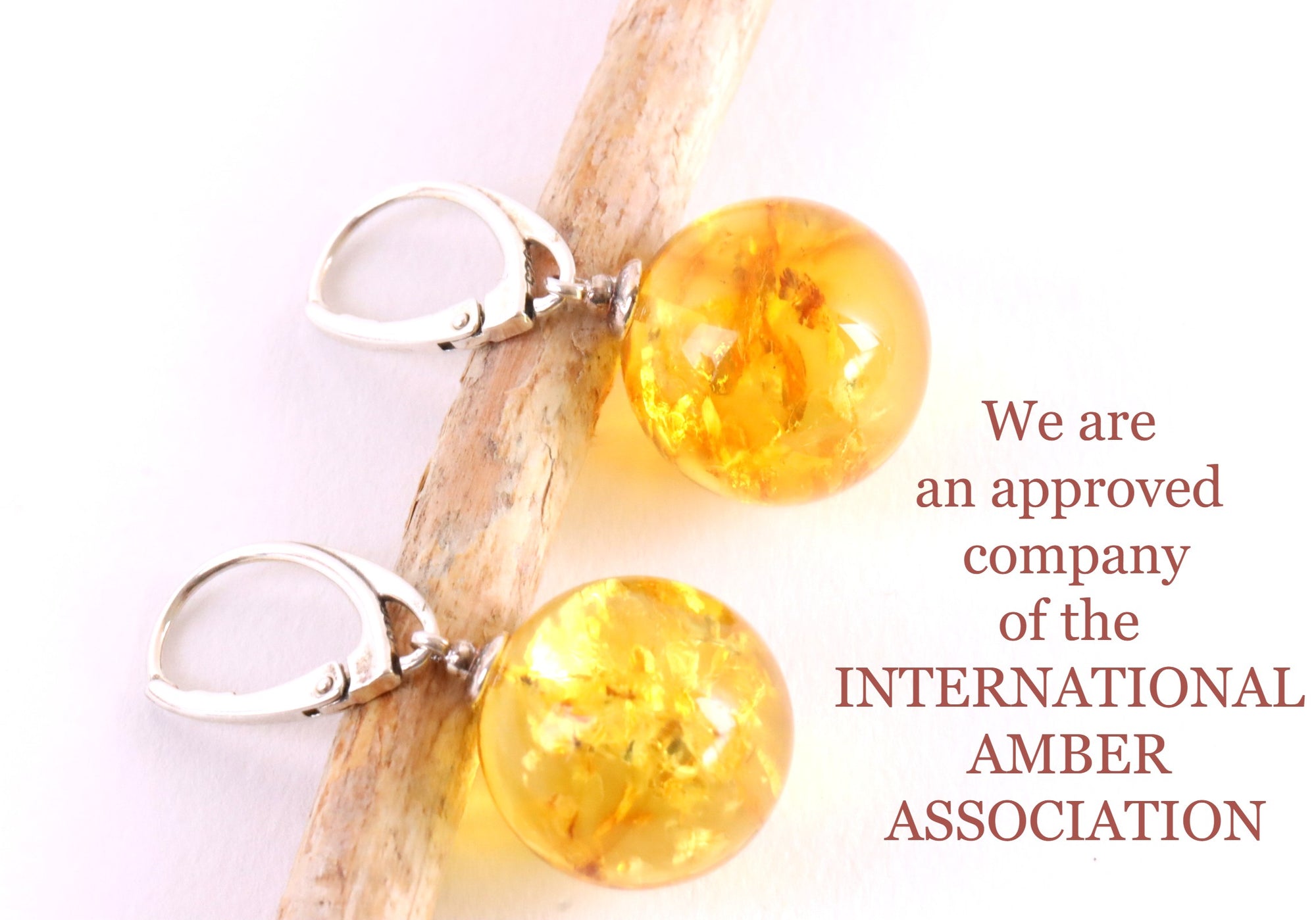 Exclusive Drop Amber Earrings