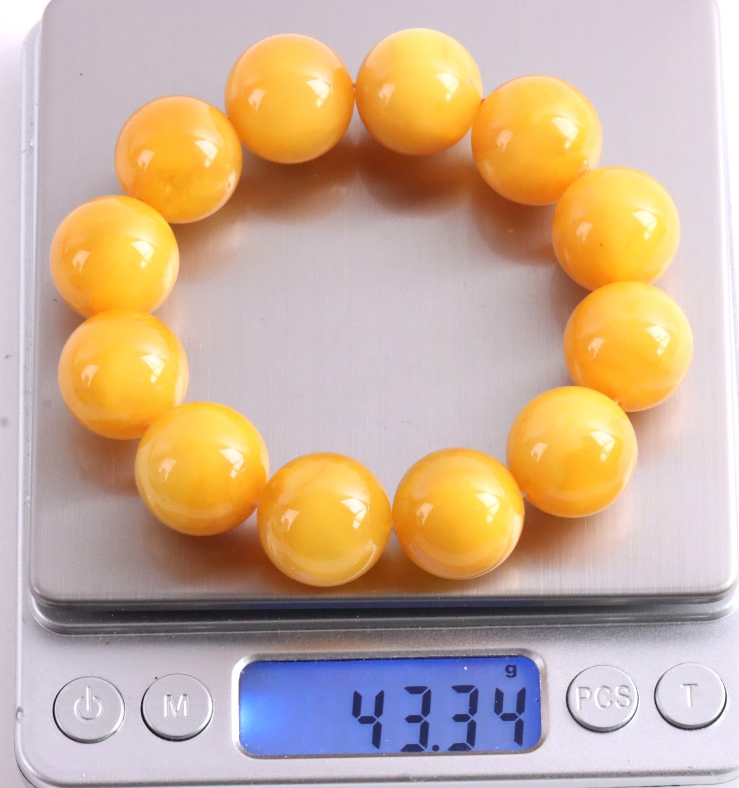 Large Beeswax Bracelet 18.5mm X 18.5mm.