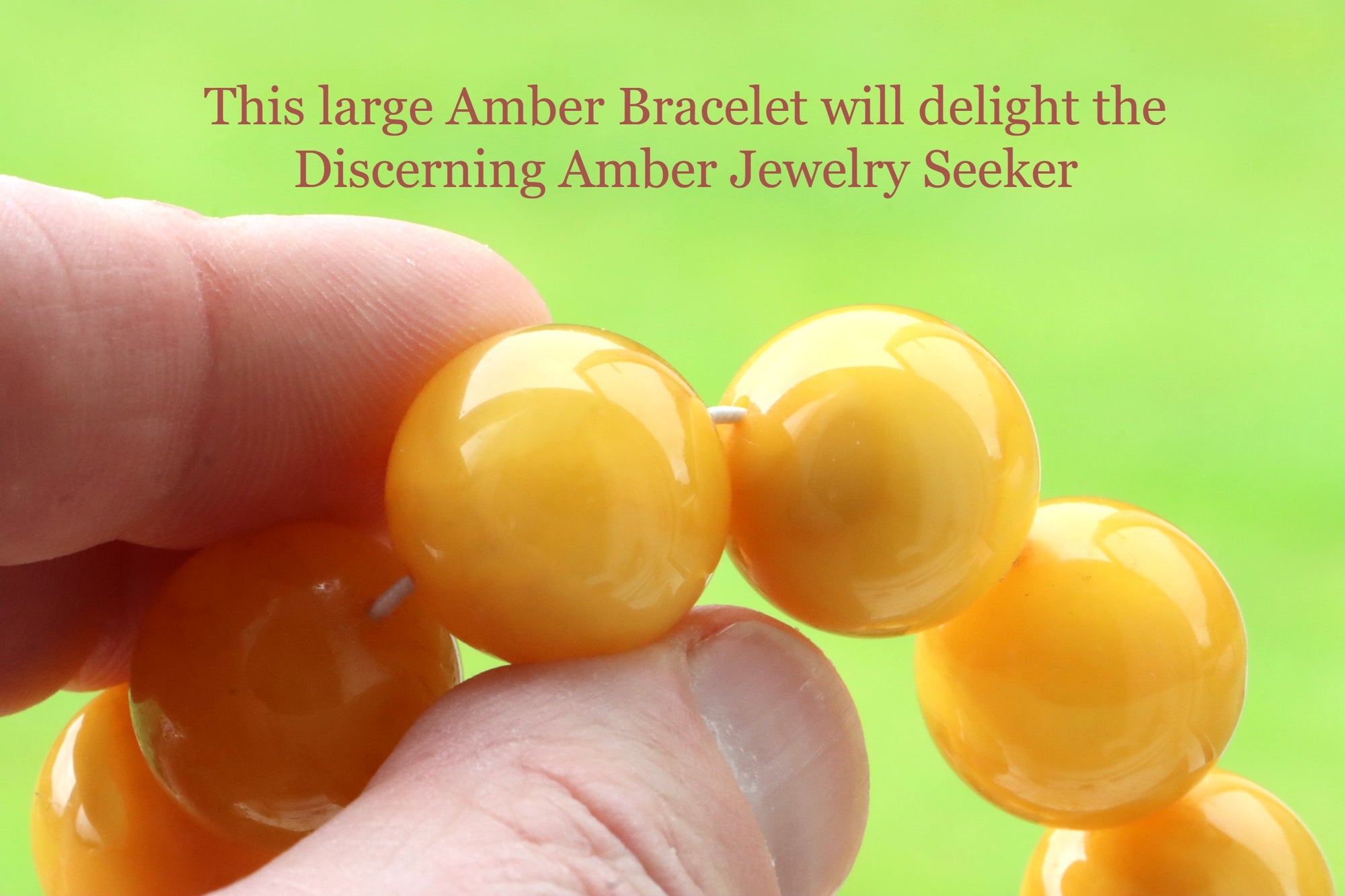 Large Beeswax Bracelet 18.5mm X 18.5mm.