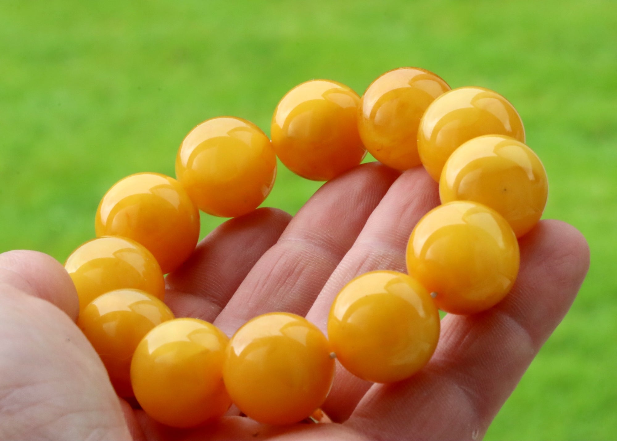 Large Beeswax Bracelet 18.5mm X 18.5mm.