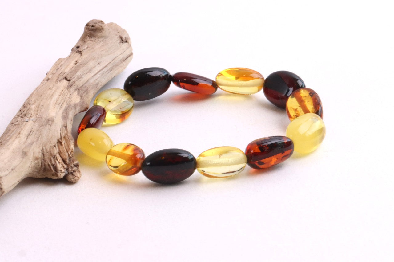 Mixed Baltic Amber Bracelet