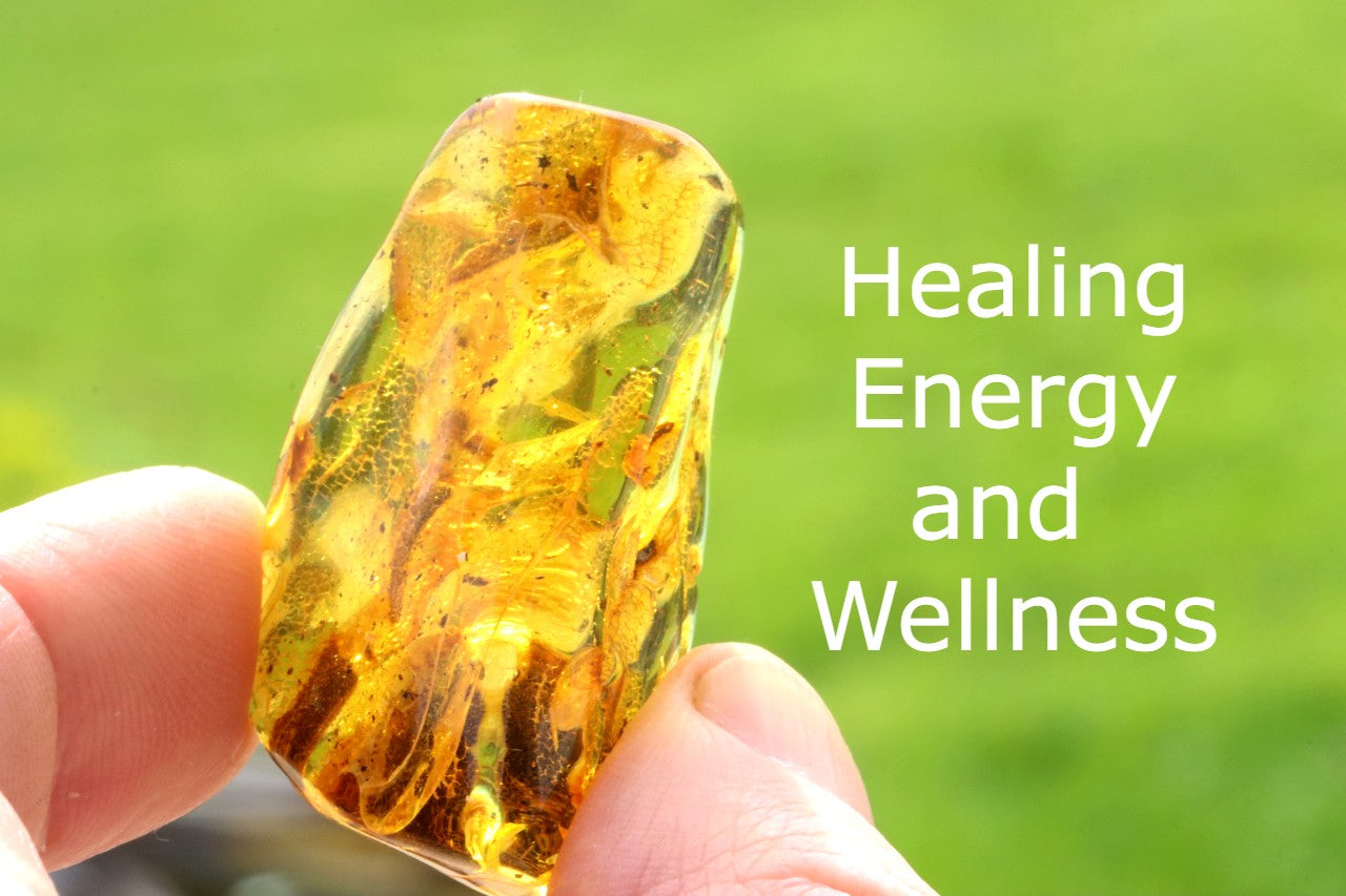 Baltic Amber Palm Stone – Smooth Meditation & Stress Relief Gem