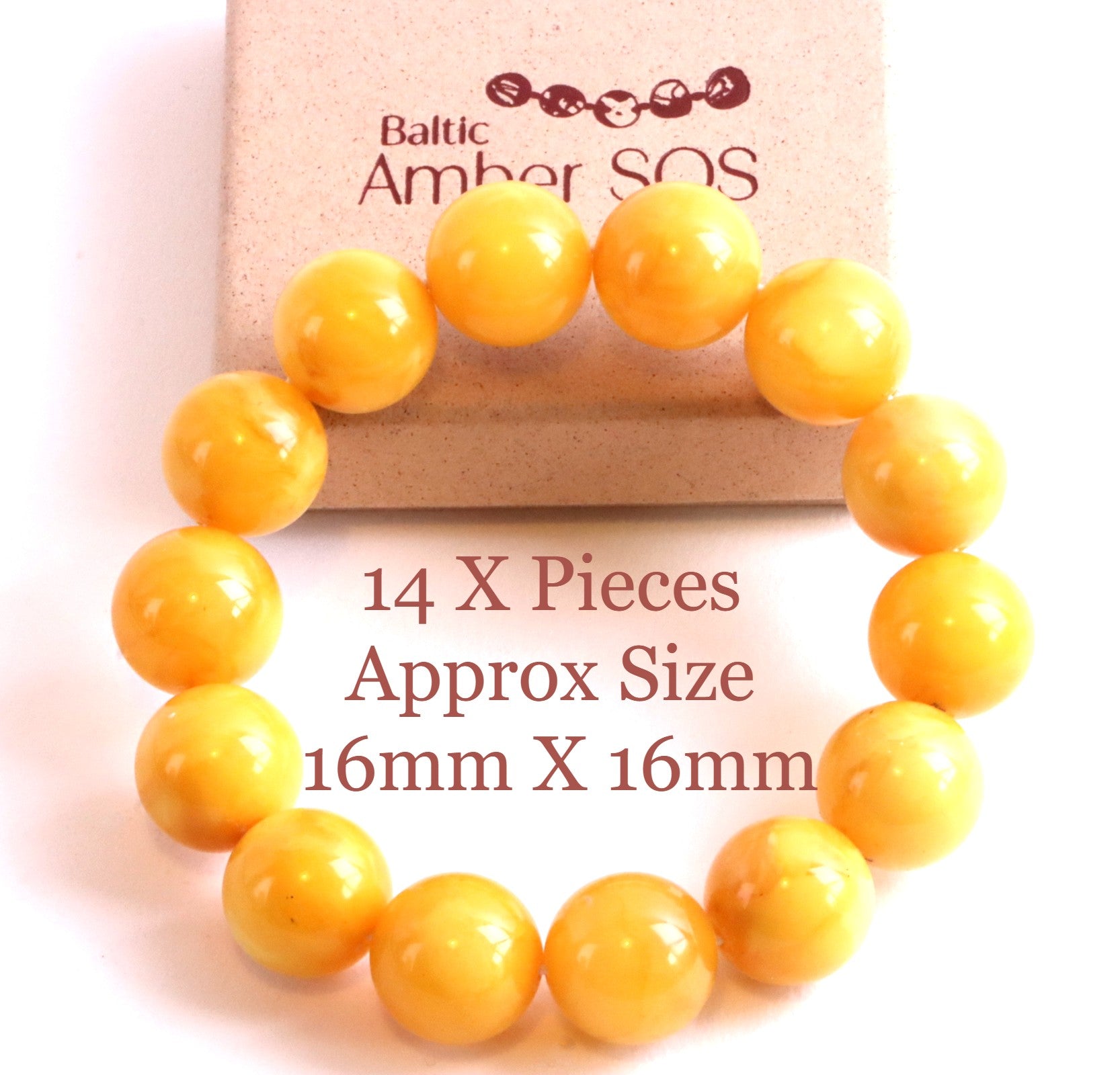 Large Beeswax Bracelet 16mm X 16mm