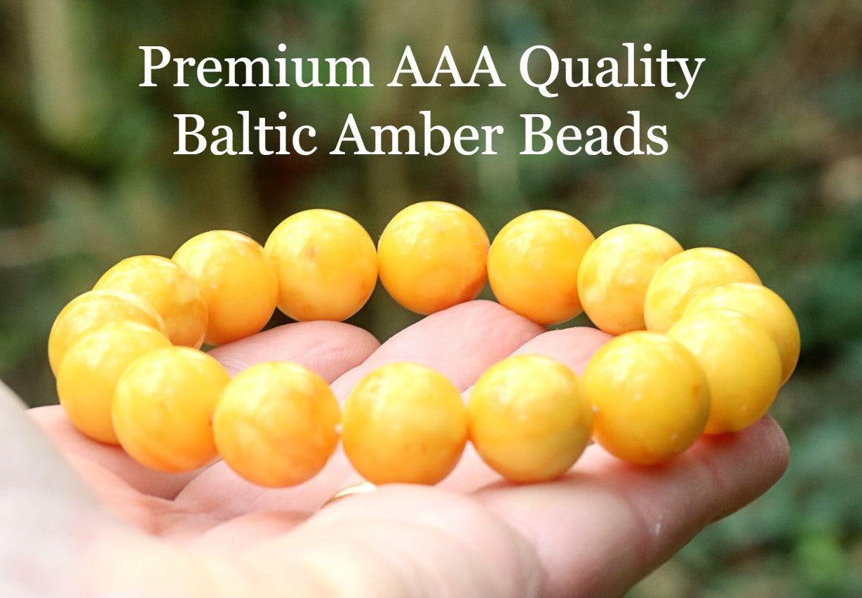 Baltic Amber Beeswax Bracelet