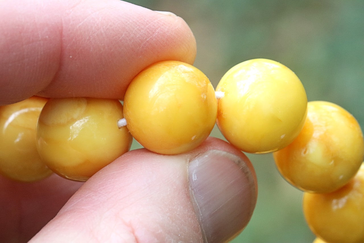 Baltic Amber Beeswax Bracelet