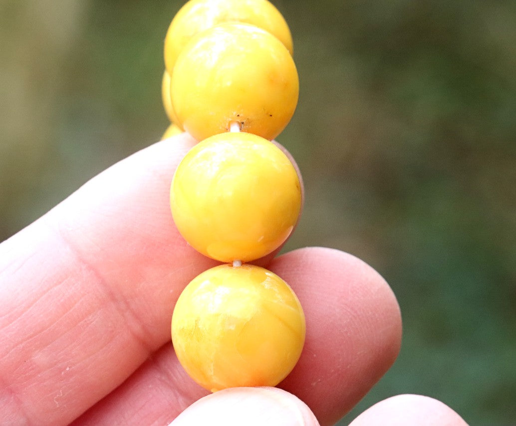 Baltic Amber Beeswax Bracelet