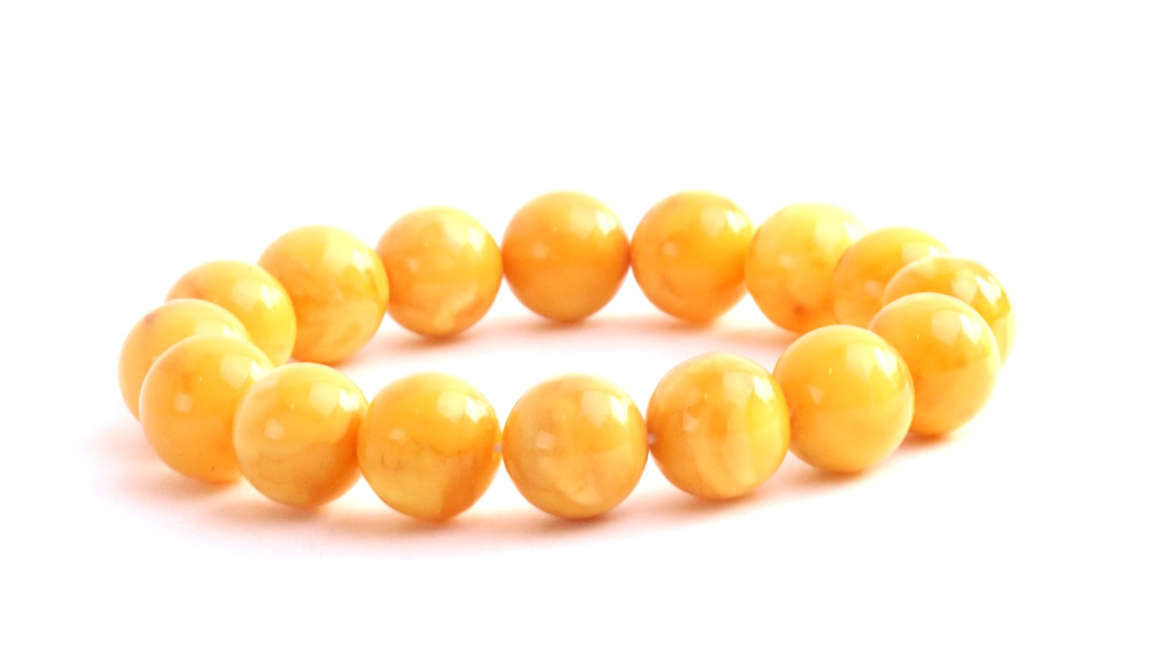 Baltic Amber Beeswax Bracelet