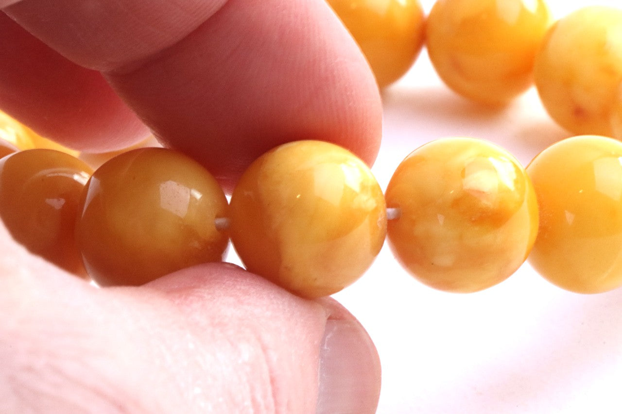 Baltic Amber Beeswax Bracelet