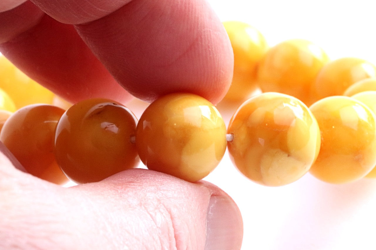 Baltic Amber Beeswax Bracelet