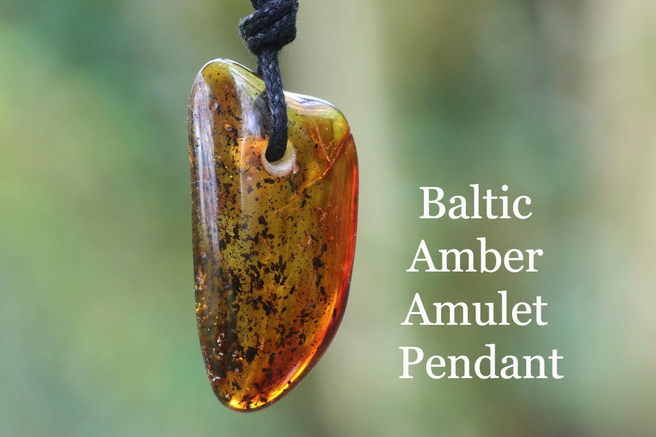 Baltic Amber Amulet Pendant
