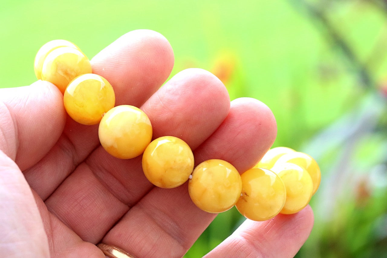 BAAA Grade Beeswax Baltic Amber Bracelet