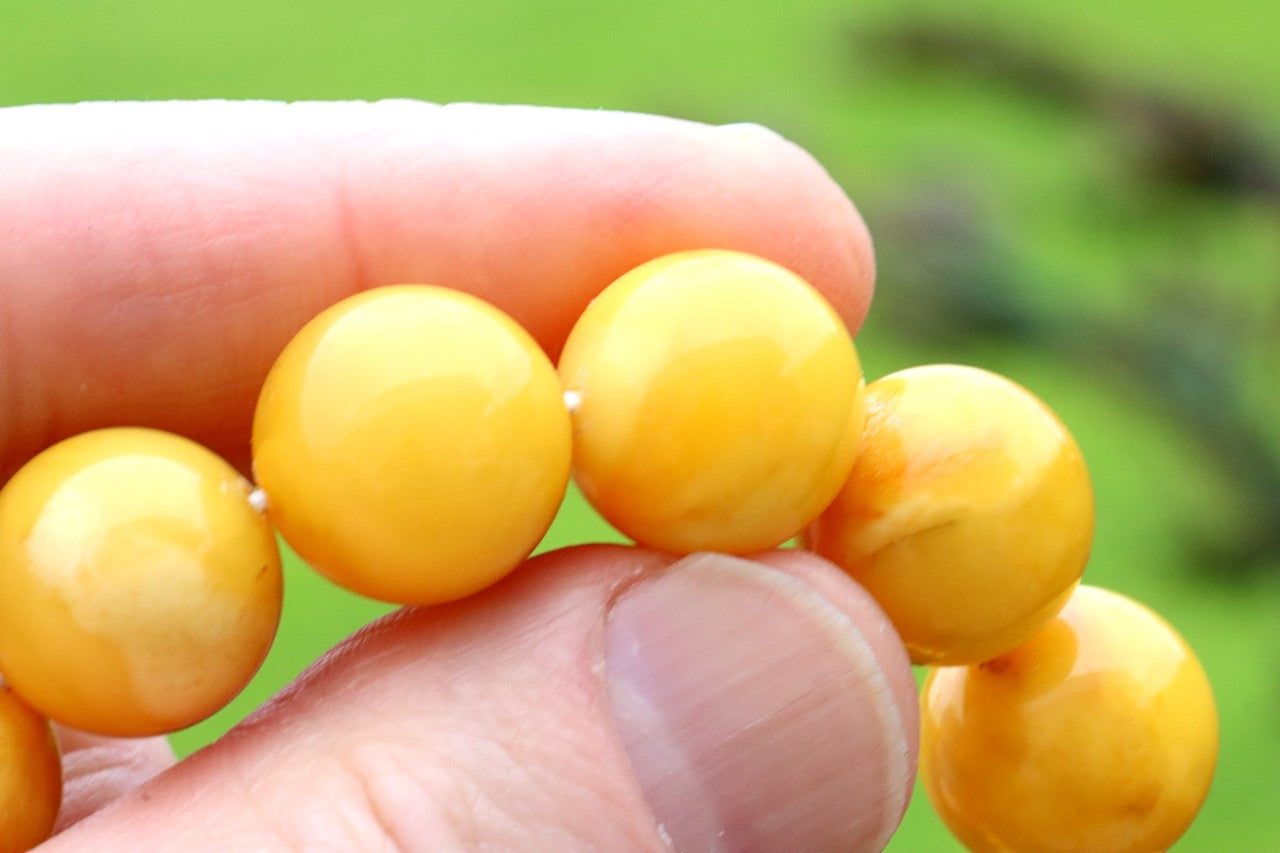 BAAA Grade Beeswax Baltic Amber Bracelet