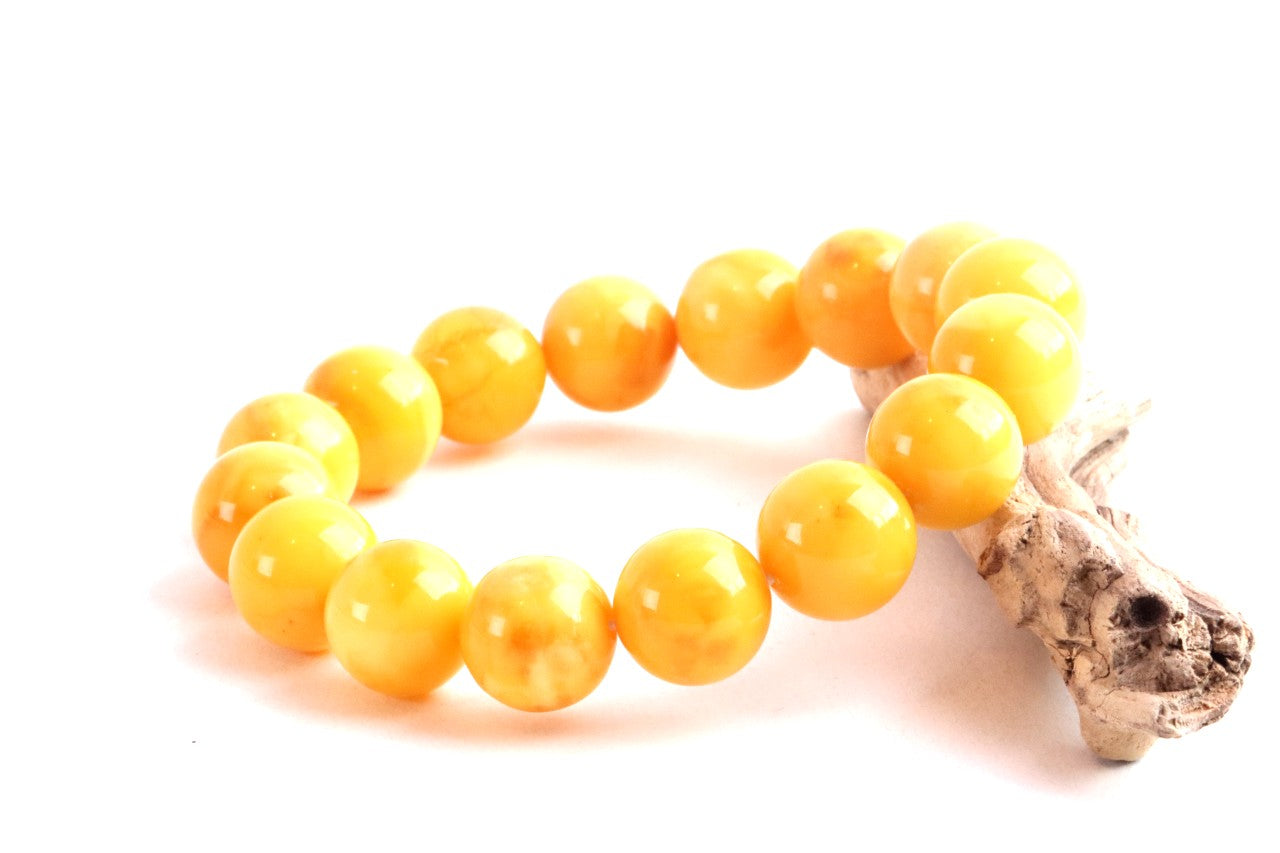 BAAA Grade Beeswax Baltic Amber Bracelet