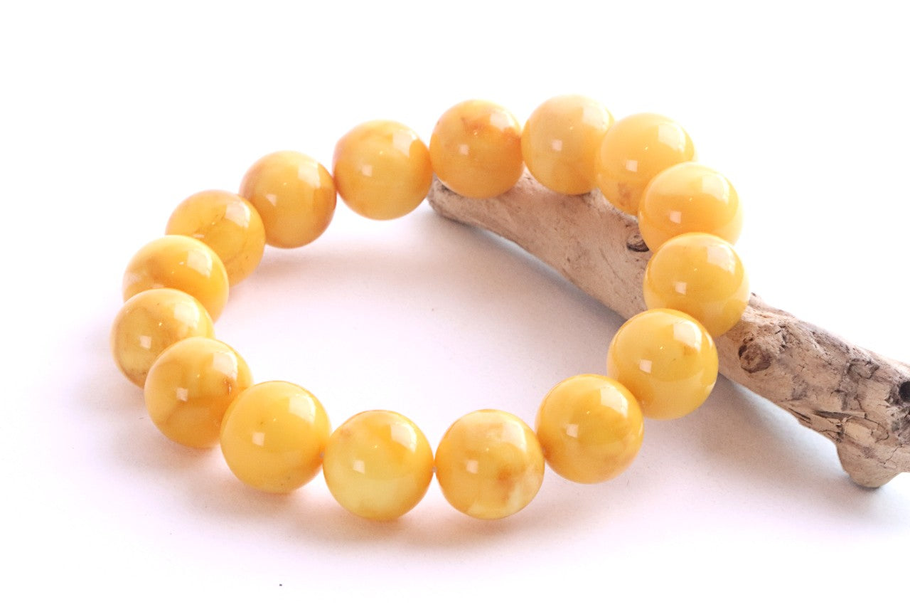 BAAA Grade Beeswax Baltic Amber Bracelet