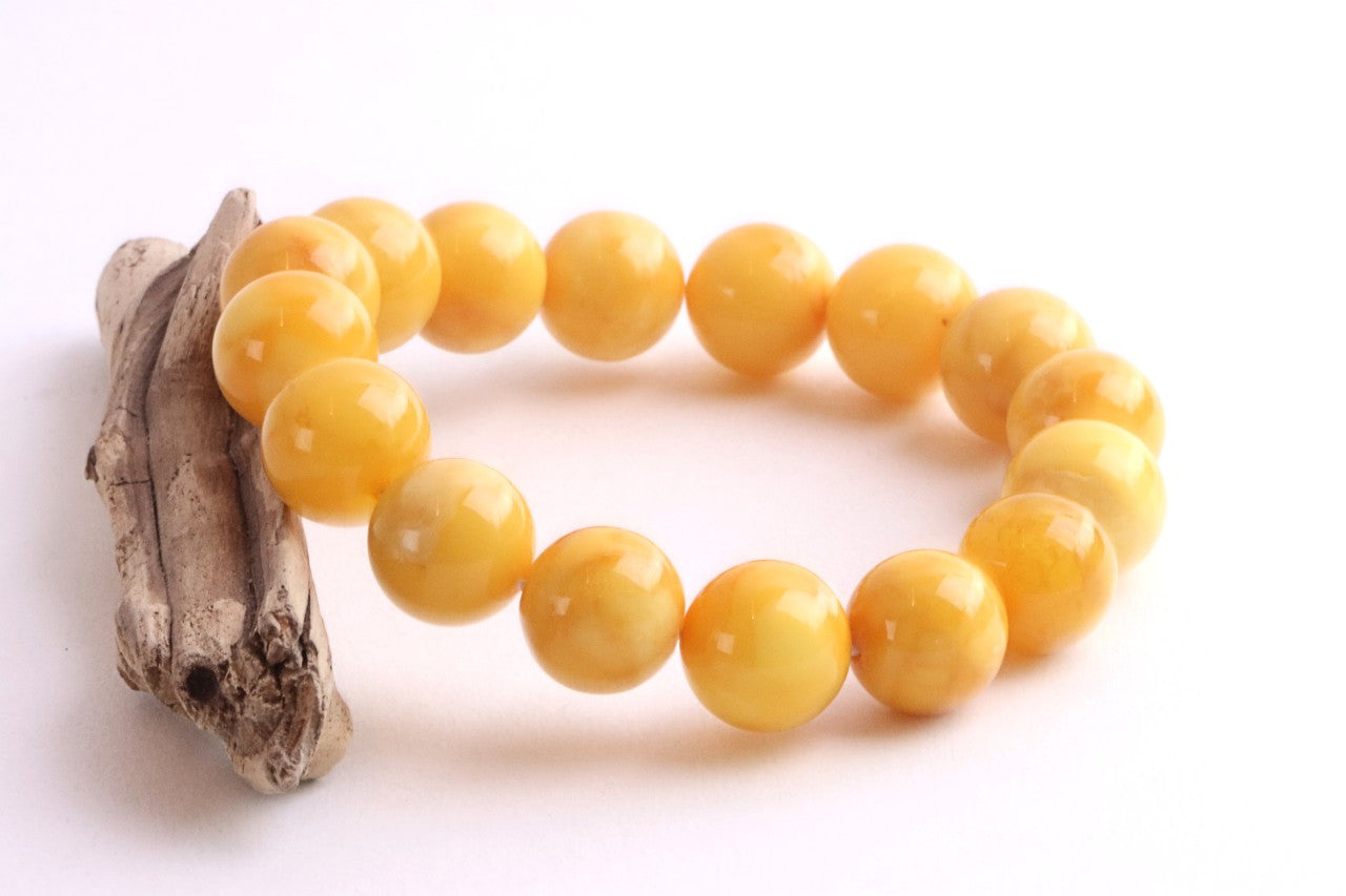 BAAA Grade Beeswax Baltic Amber Bracelet