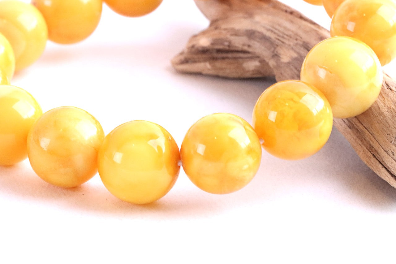 BAAA Grade Beeswax Baltic Amber Bracelet