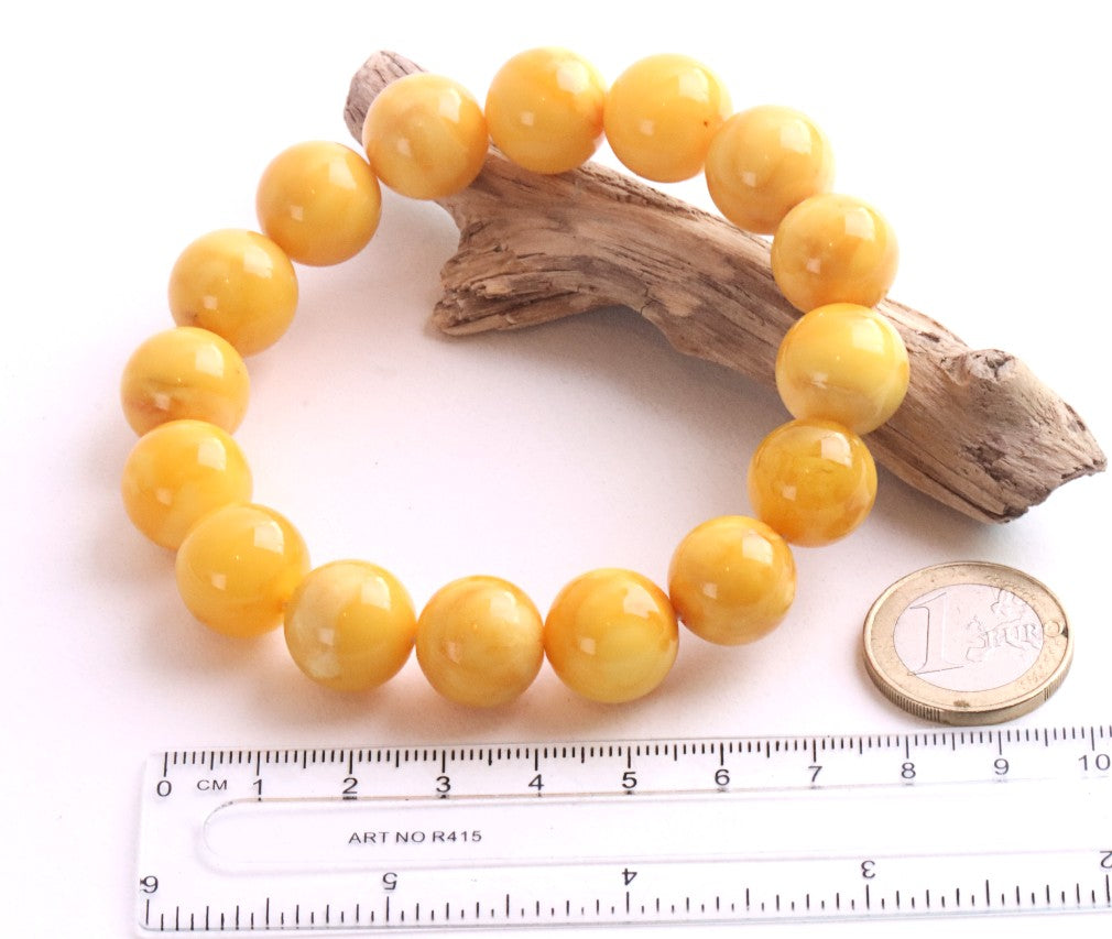 BAAA Grade Beeswax Baltic Amber Bracelet