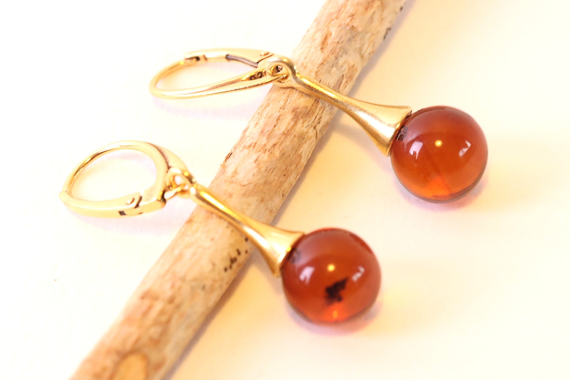 Sphere Drop Earrings