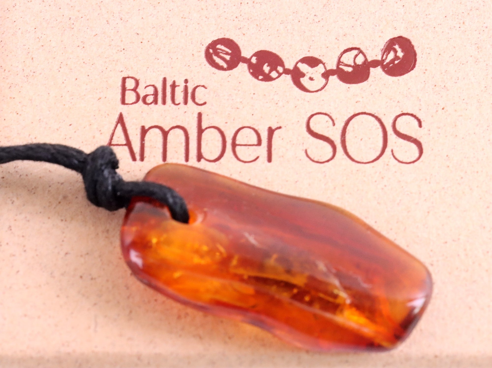 Baltic Amber Amulet Pendant