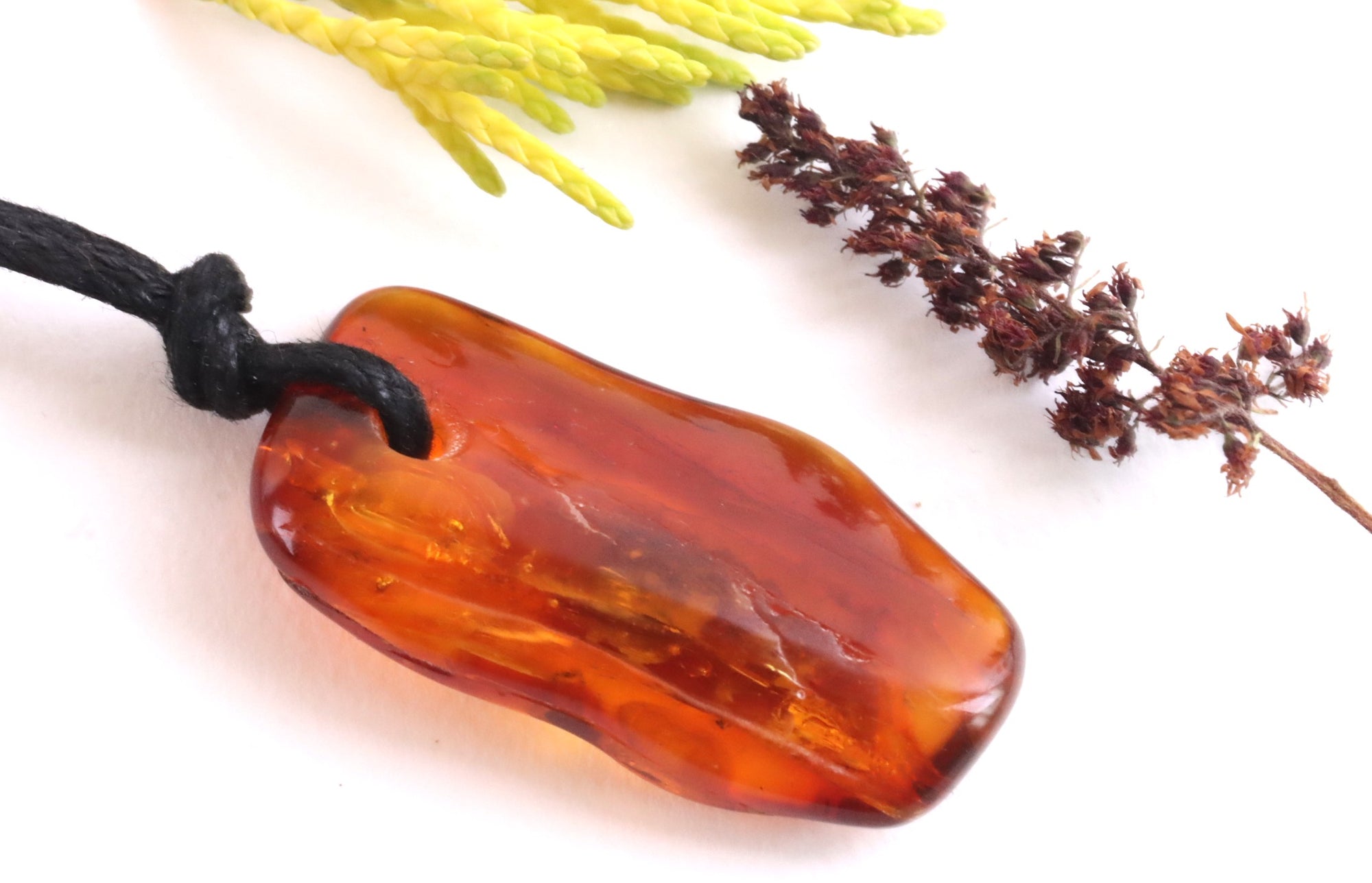 Baltic Amber Amulet Pendant