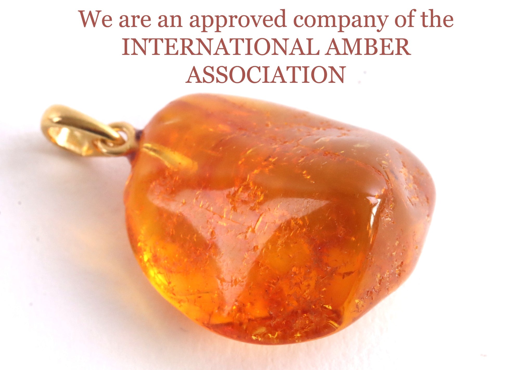 Amber Pendant Insect Inclusion