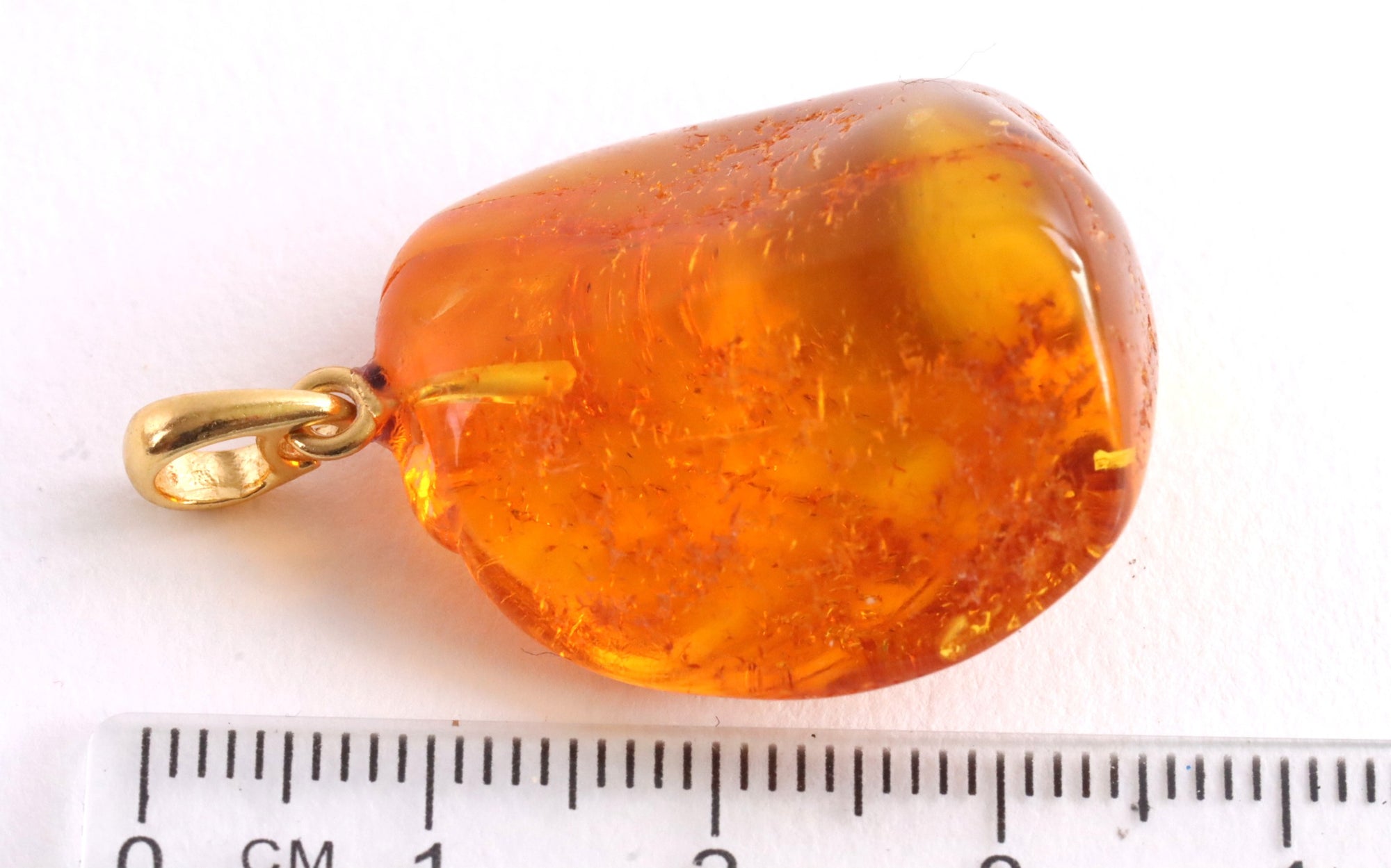 Amber Pendant Insect Inclusion