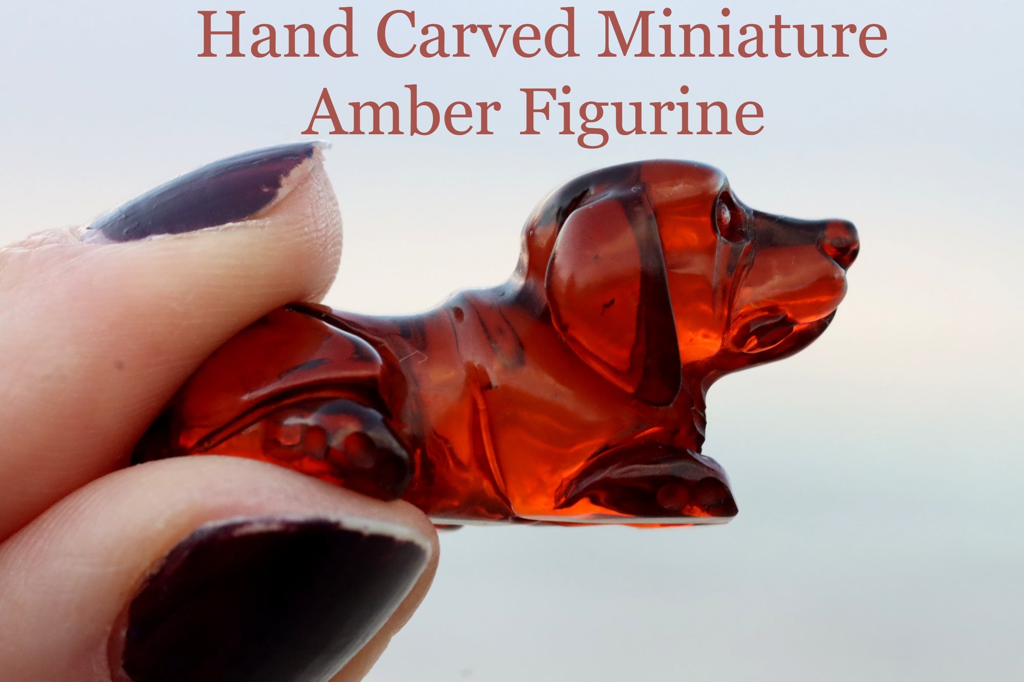 Miniature Dog Figurine