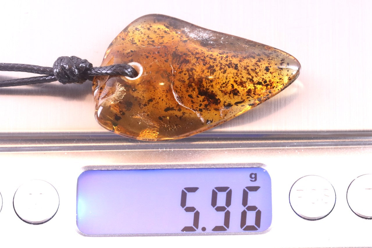 Natural Shape Baltic Amber Amulet