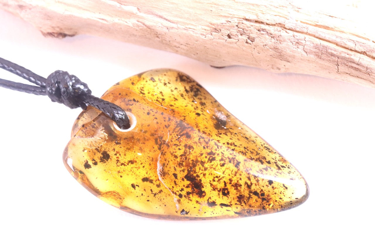 Natural Shape Baltic Amber Amulet