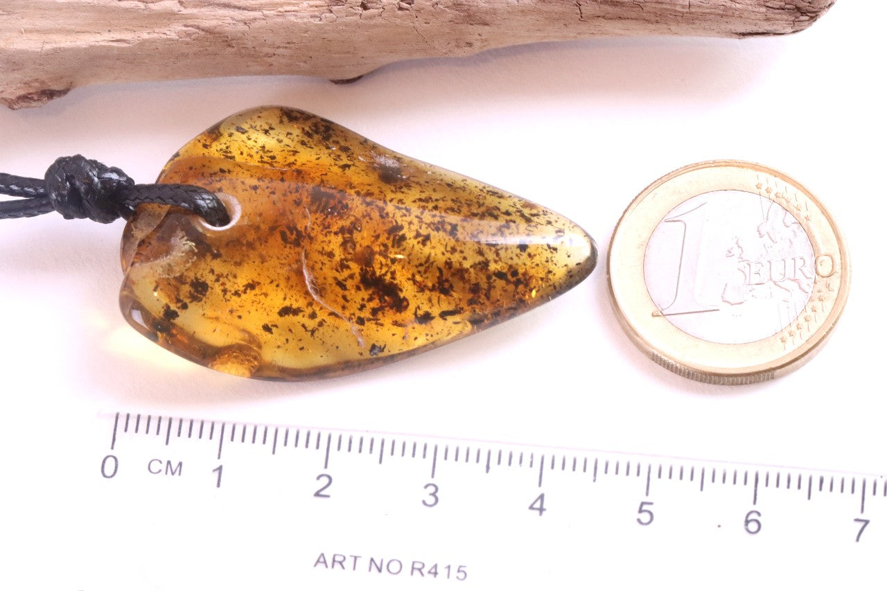 Natural Shape Baltic Amber Amulet
