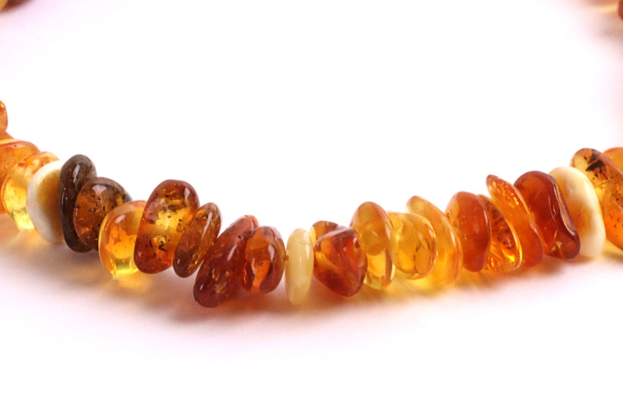 Natural Bead Amber Anklet / Bracelet