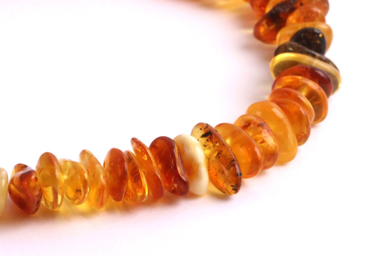 Natural Bead Amber Anklet / Bracelet