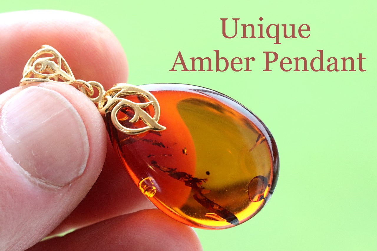 Only One Available Exclusive Baltic Amber Pendant