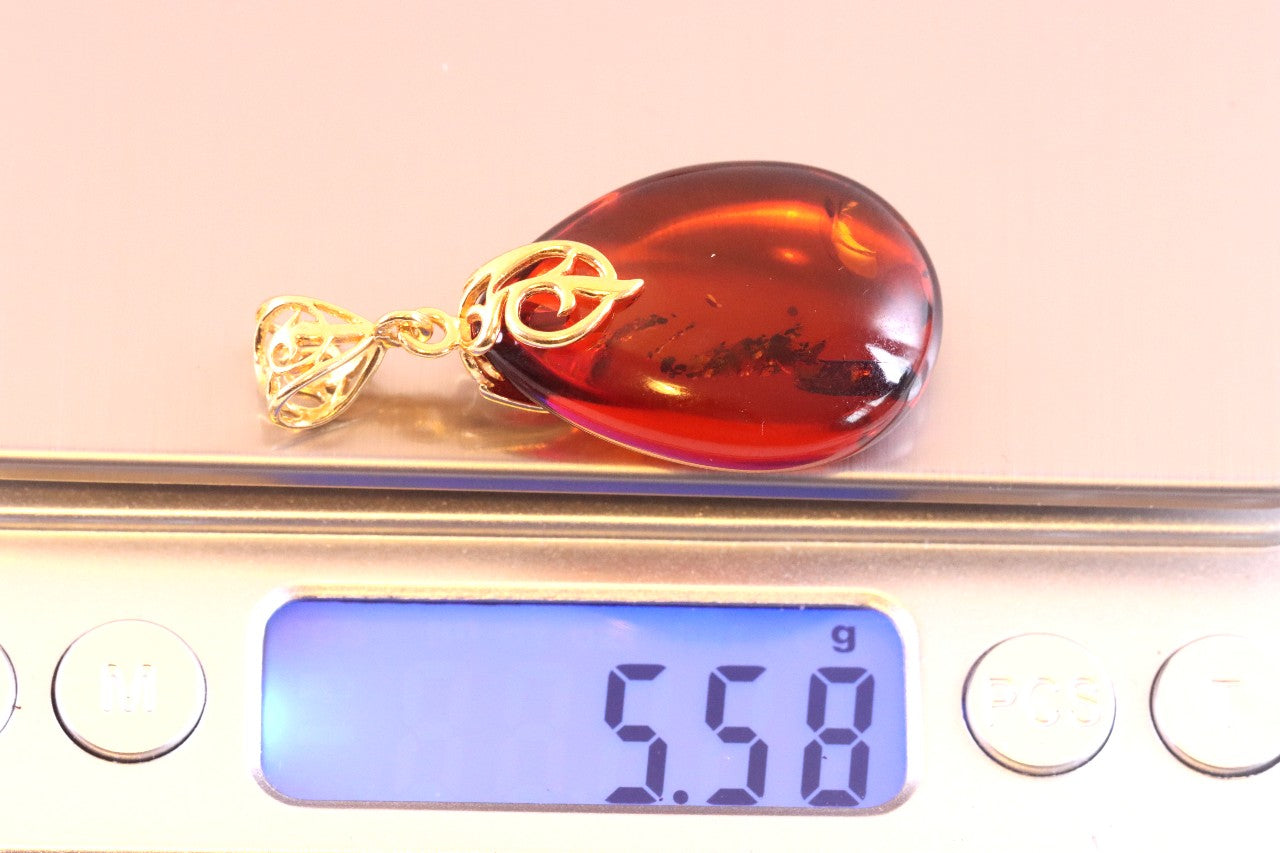 Only One Available Exclusive Baltic Amber Pendant