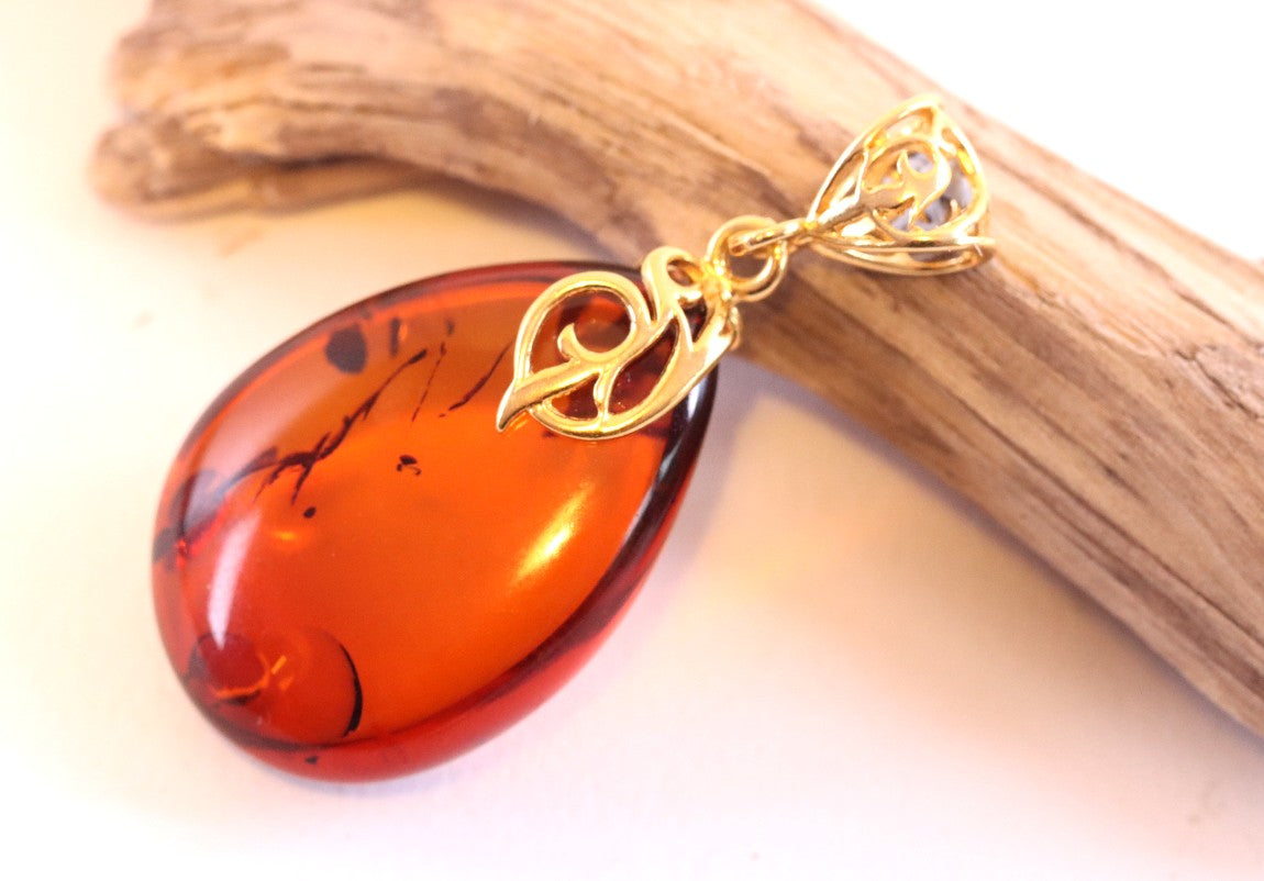 Only One Available Exclusive Baltic Amber Pendant