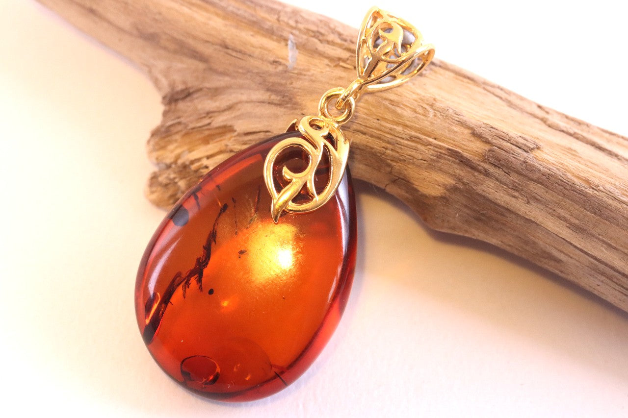 Only One Available Exclusive Baltic Amber Pendant