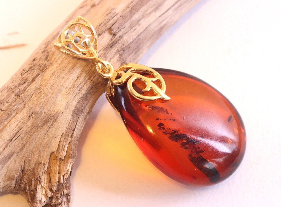 Only One Available Exclusive Baltic Amber Pendant