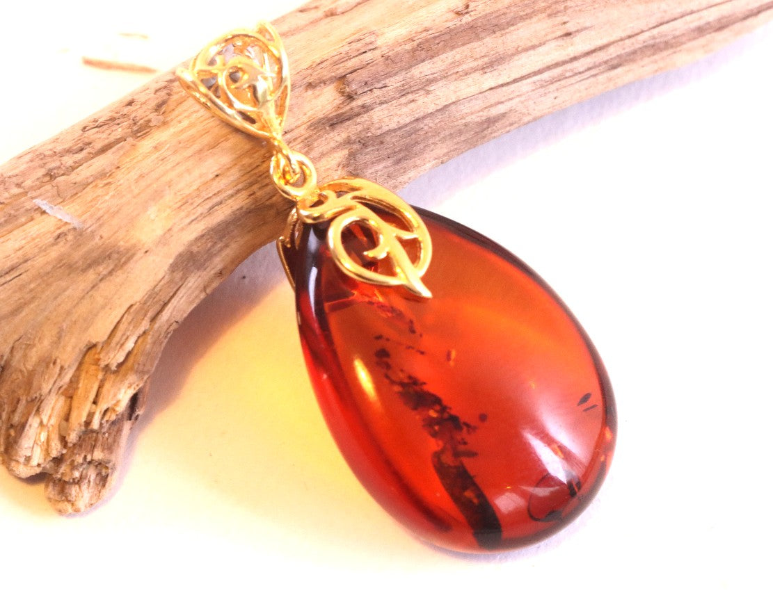 Only One Available Exclusive Baltic Amber Pendant