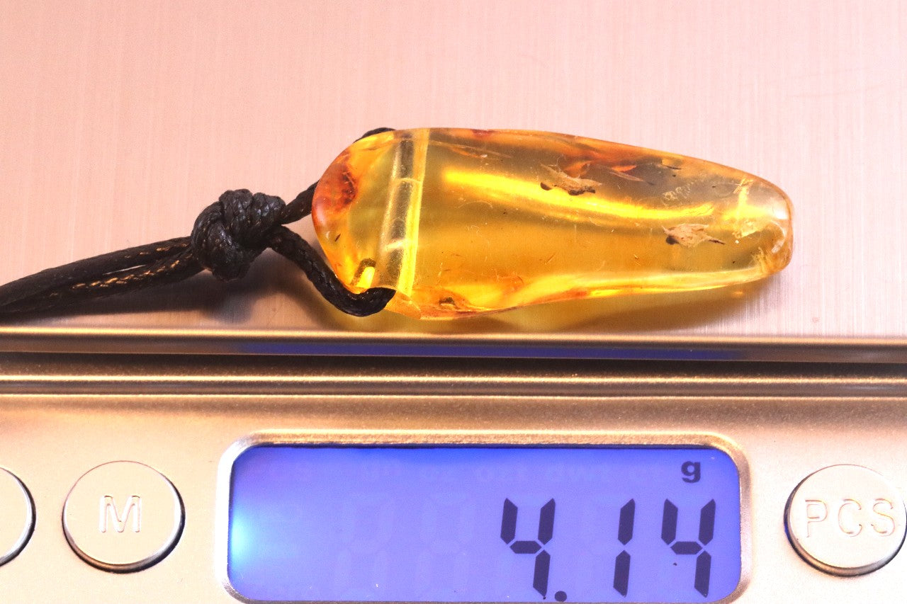 Hand Made Natural Baltic Amber Amulet Pendant