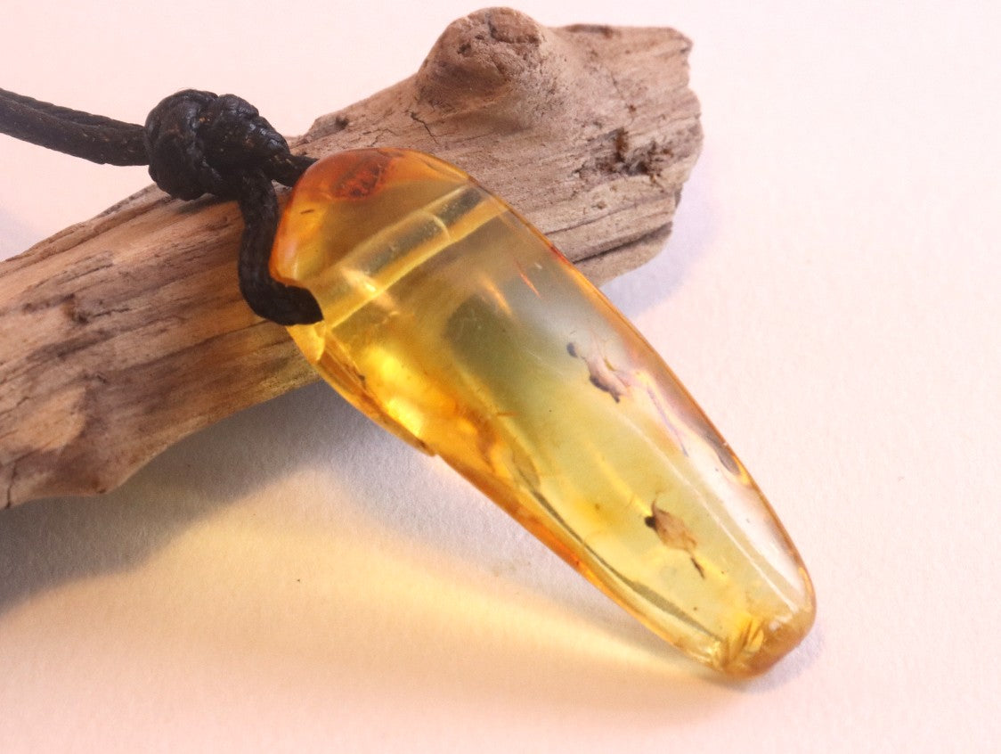 Hand Made Natural Baltic Amber Amulet Pendant