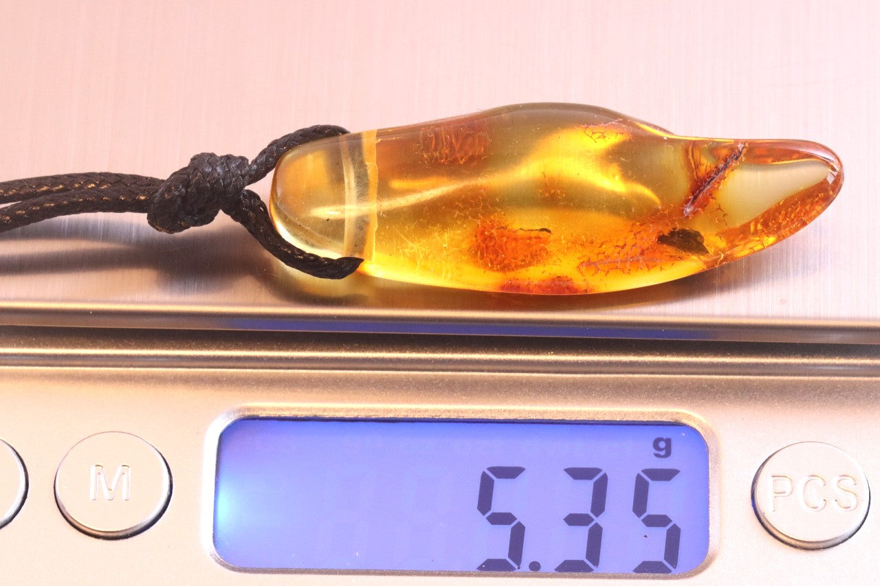 Baltic Amber Natural Amulet Pendant