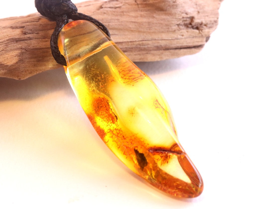 Baltic Amber Natural Amulet Pendant