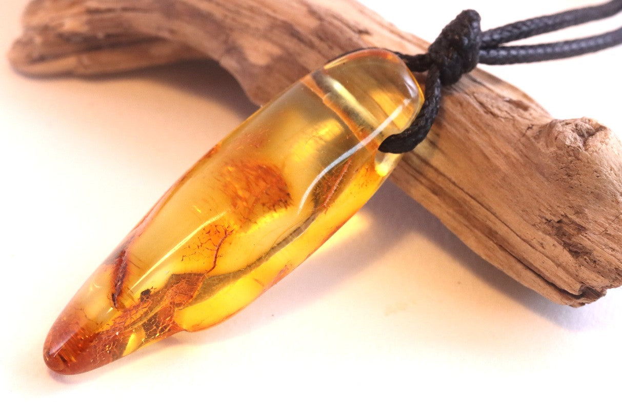 Baltic Amber Natural Amulet Pendant