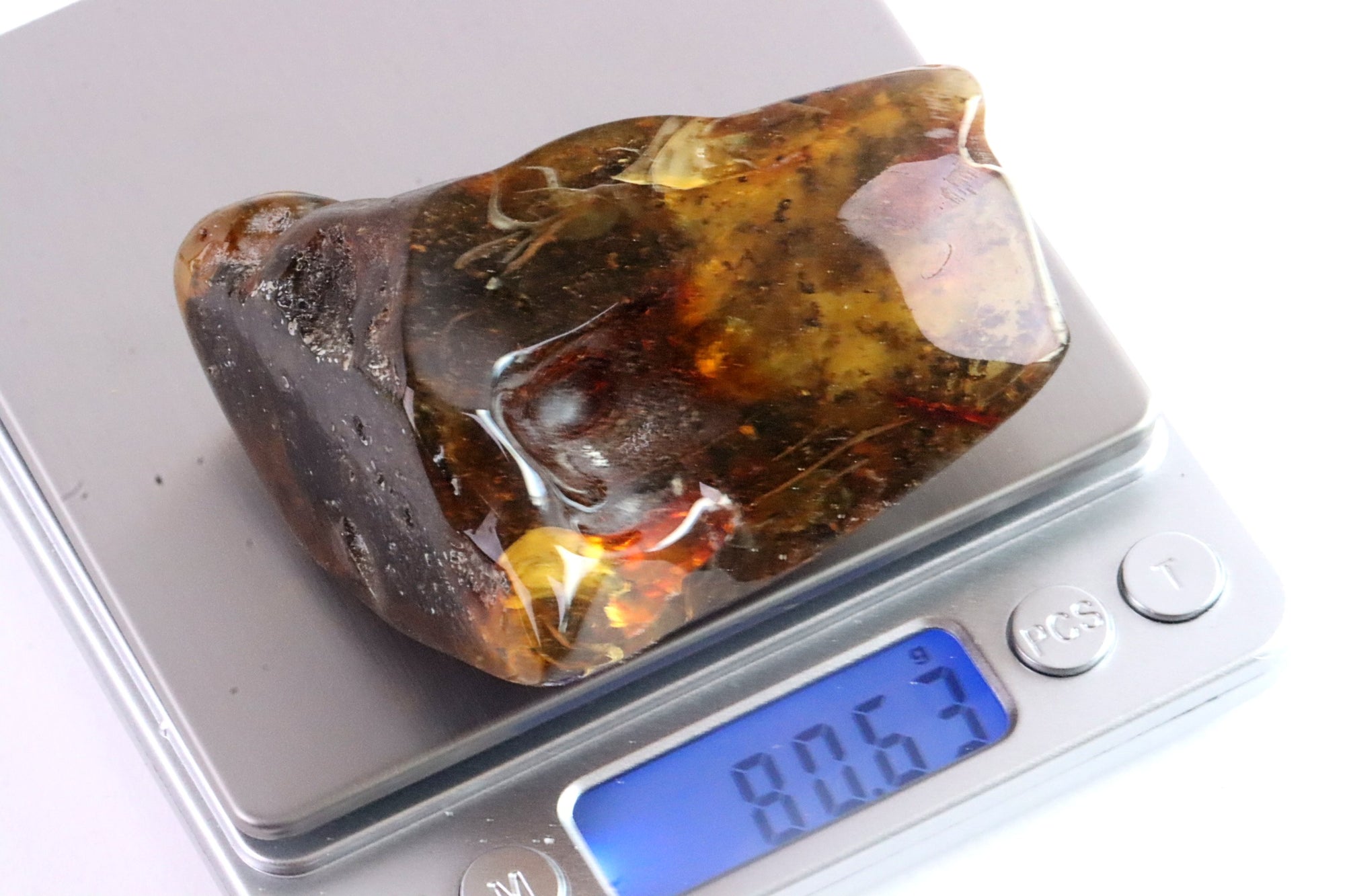 Unbelievable Natural Amber Gemstone 78g