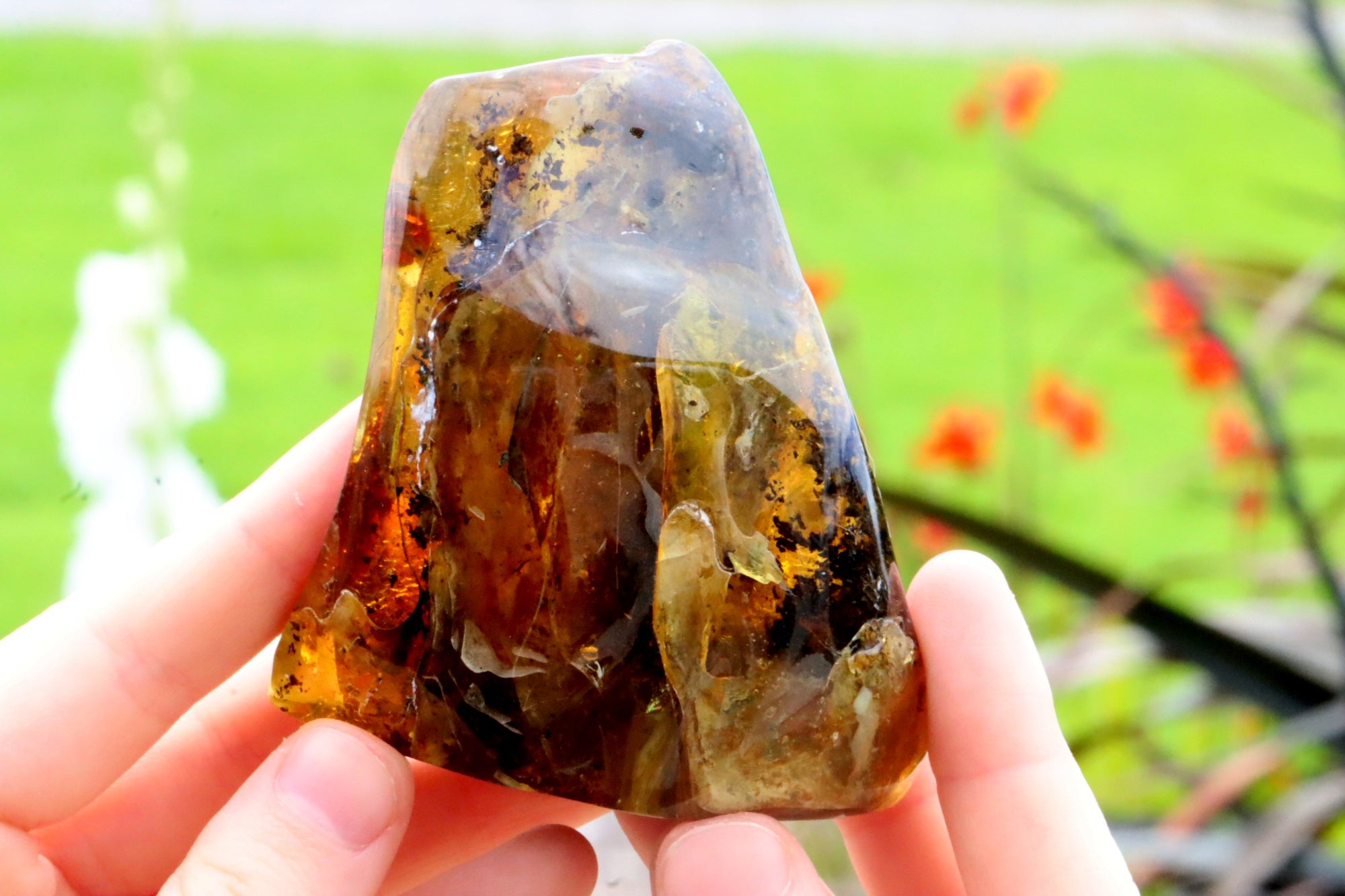 Unbelievable Natural Amber Gemstone 78g