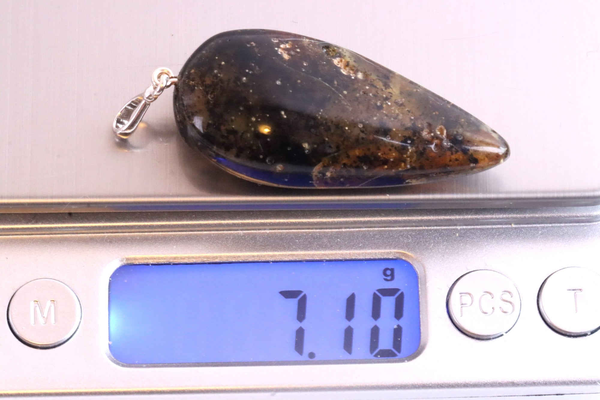 A Very Natural Baltic Amber Pendant One Of a Kind