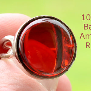 Red Amber Ring