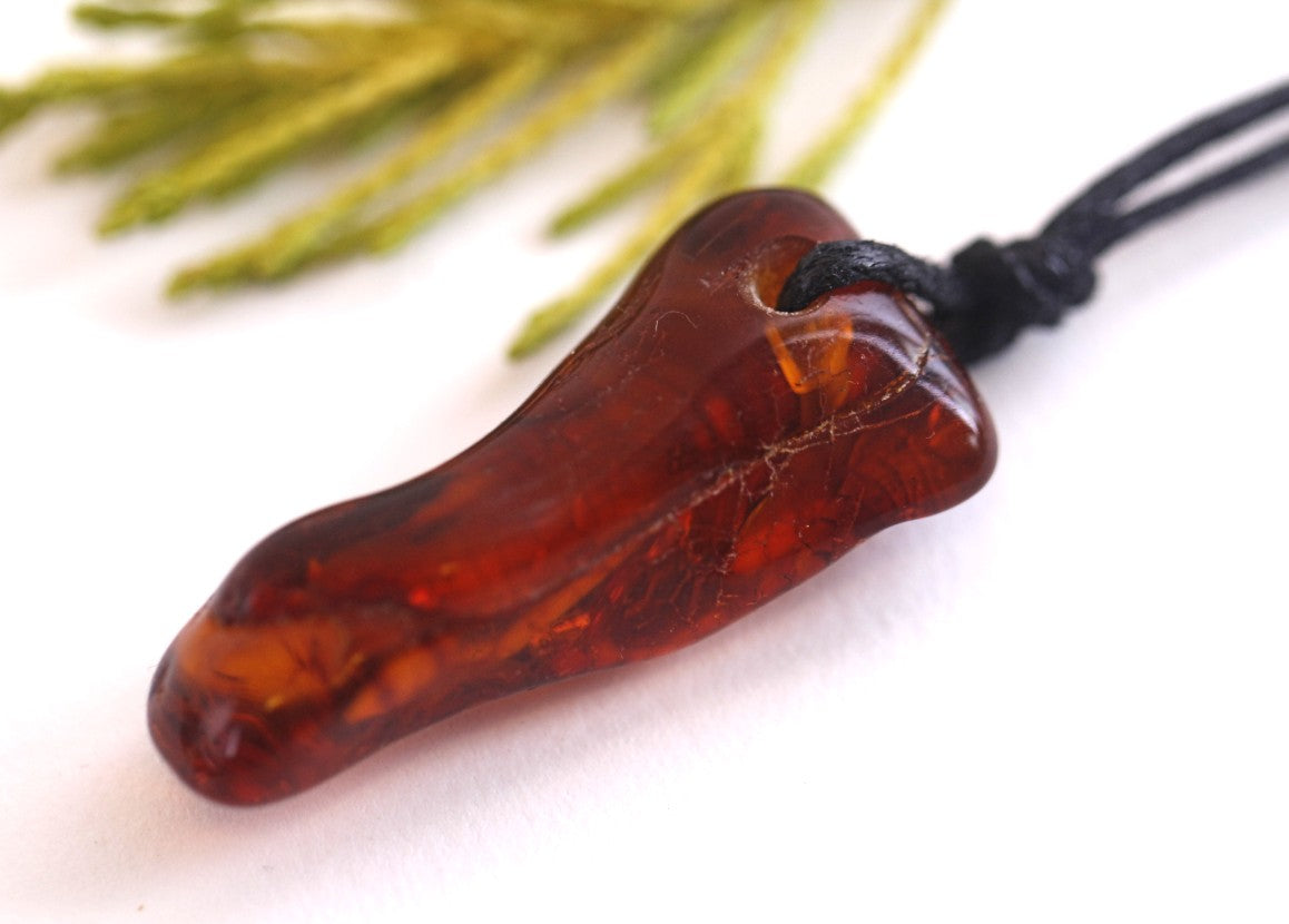 Handmade Natural  Baltic Amber Amulet